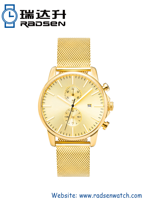 Relojes malla de oro