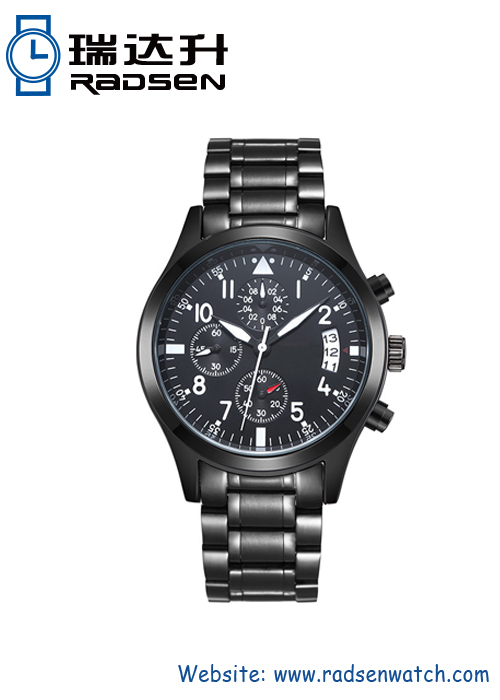 Stainless Steel Chronograph Watch