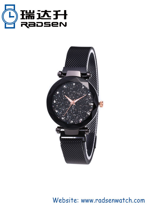 Magnetic Mesh Strap Women Watches
