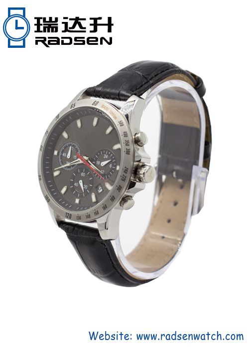 Waterproof Stainless Steel Mens Watches with Chronograph Function