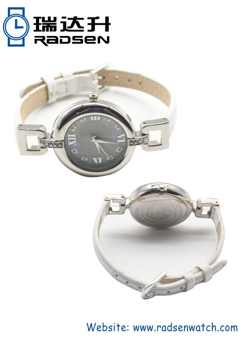 Slim Vintage Style Watches for Women with Stones