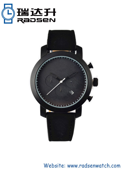 Fashionable All Black Watches for Women with Black Strap and Dial