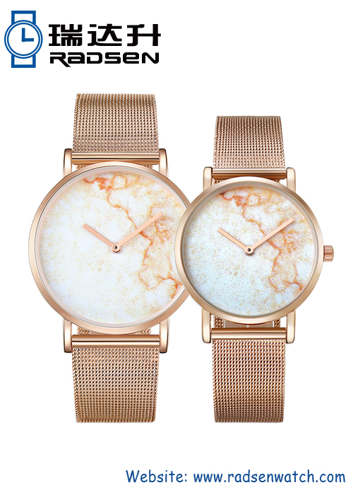 Rose Gold Pair Watches