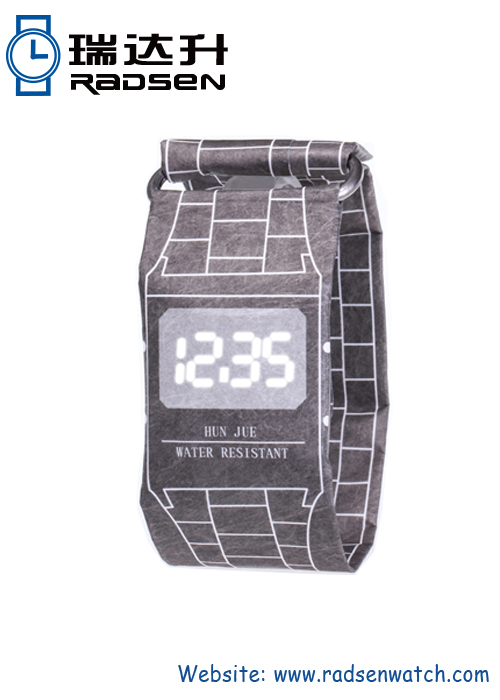 New Paper LED Watches With Colorful Patterns