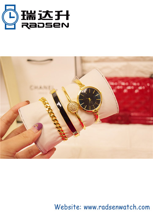 Relojes pulsera brazalete Set mujeres con encantos para damas