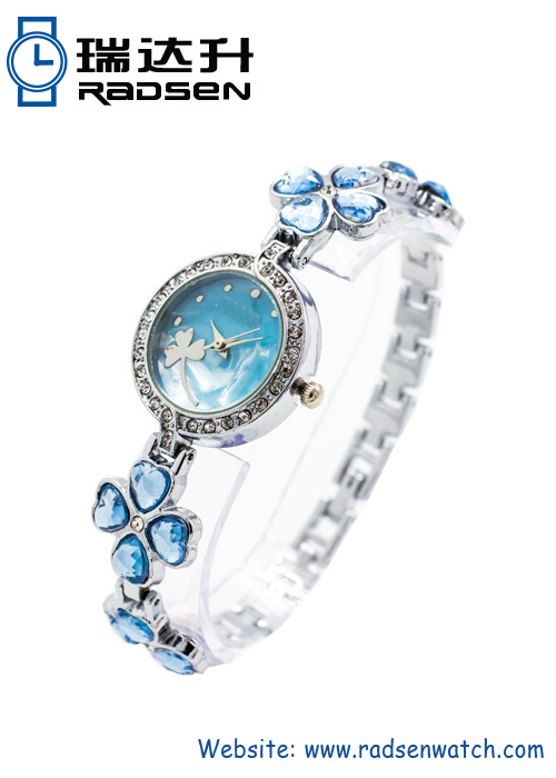 Flower Crystal Girls Bangle Women Watches Cheap Diamond Girl Wrist Watch