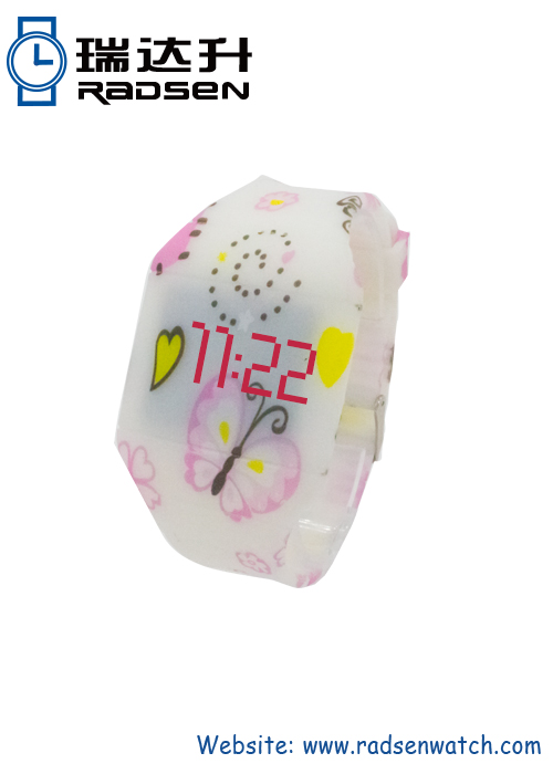 Online Cool LED Watches with Water Transfer Printing Patterns