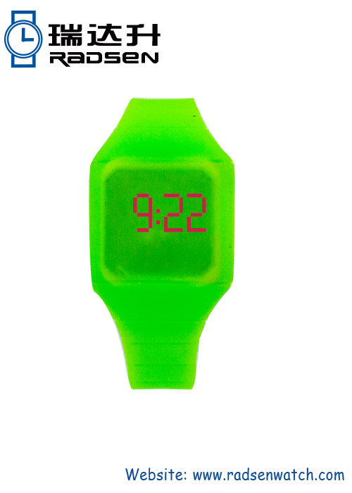 Silicone LED Kids Watches Red Touch Digital Children Watch with Assorted Color