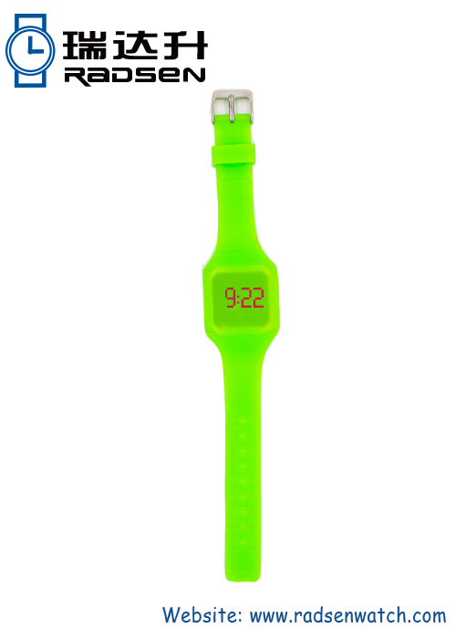 Silicone LED Kids Watches Red Touch Digital Children Watch with Assorted Color