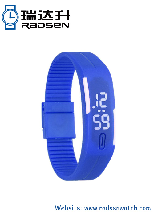 Customized Cheap Sport LED Men Watches Faceless Digital Watch