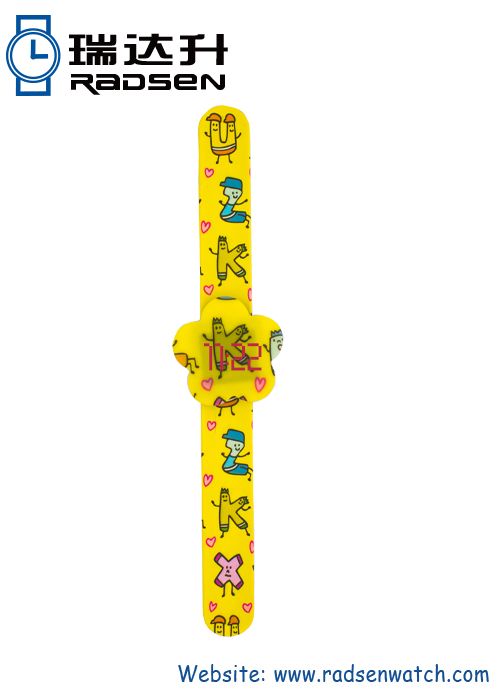 New Slap Band LED Digital Watches for Kids Customized Touch LED Watch