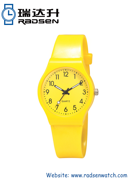 Reloj De Silicona Amarillo