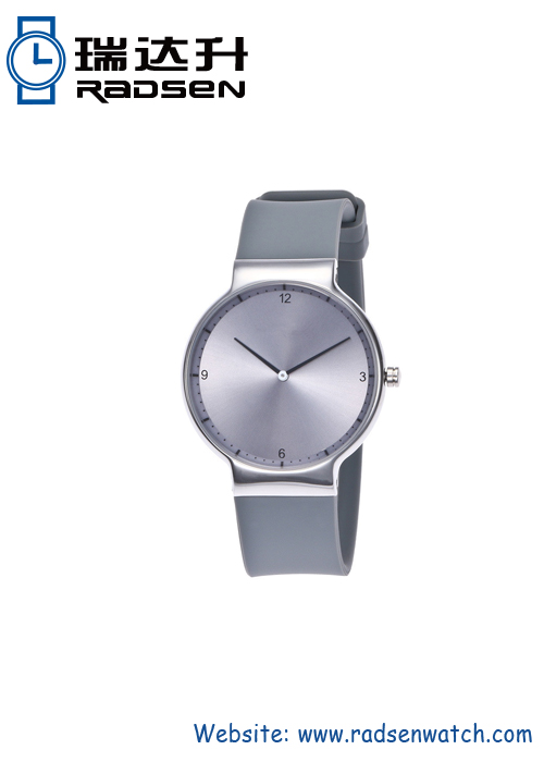 Quick Release Silicone Band Reloj de moda