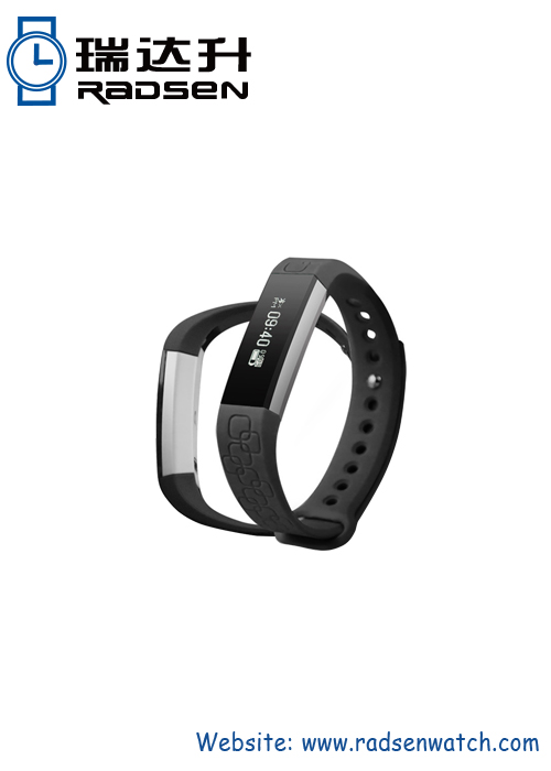 Fitness Tracker Reloj con monitor de ritmo cardíaco Bluetooth Actividad podómetro SmartBand