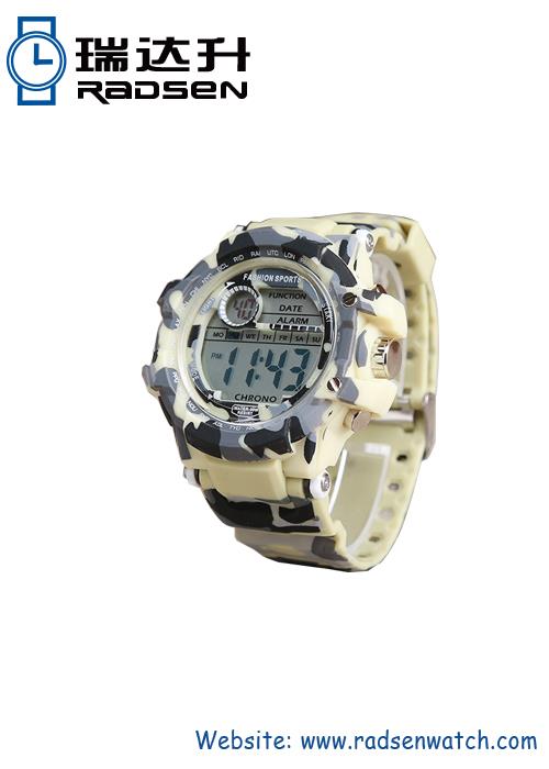 Reloj deportivo digital camuflado