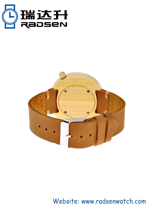 Wooden Watch Leather Strap